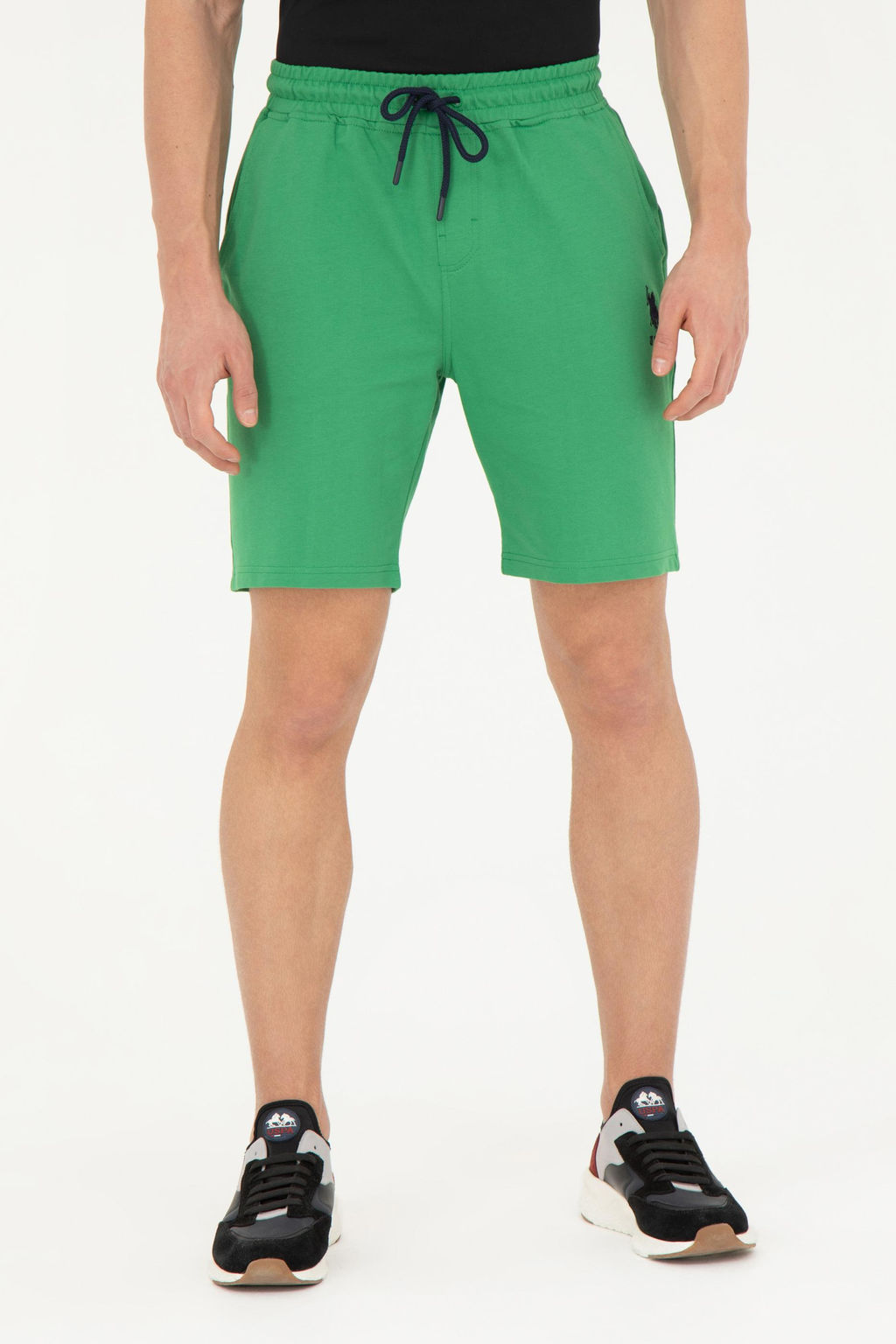 Мужские зеленые трикотажные шорты - U.s. polo assn фото 9