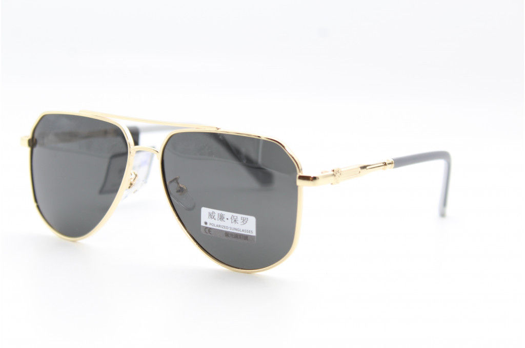 Солнцезащитные очки WILIBOLO (Polarized) 8013 58-14-142 С2 зол/серая линза