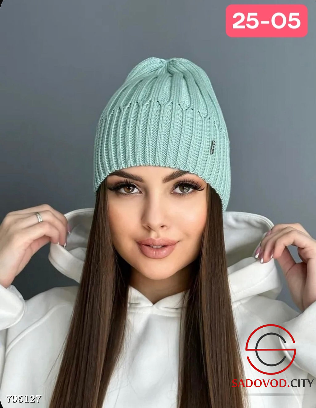шапка женская сезон осень и зима двойная - Bruno фото 4