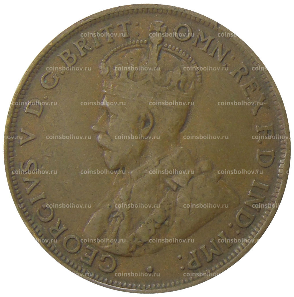 1 пенни 1922 года Австралия