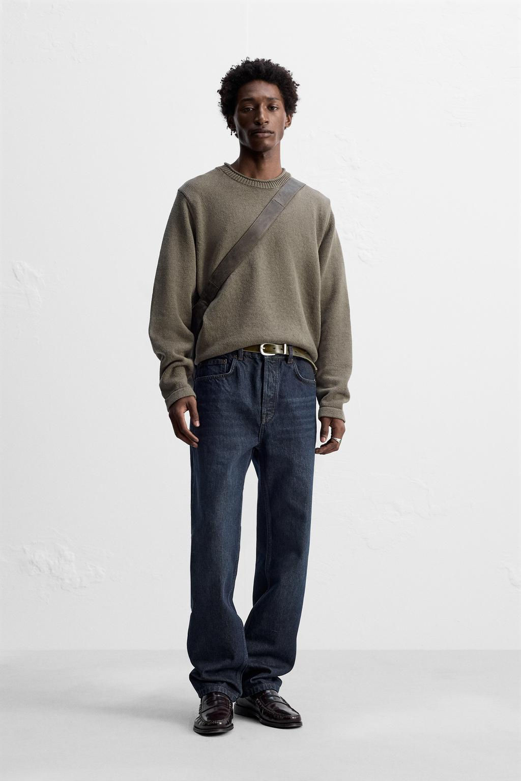 SWEATER WITH TURN-UP DETAIL
