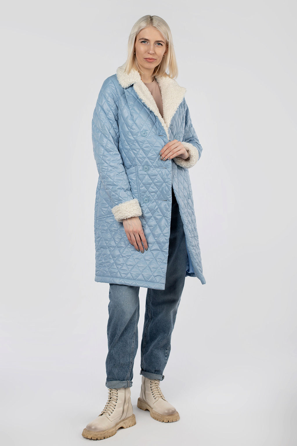 Пальто женское демисезонное (пояс) - Империя пальто фото 3