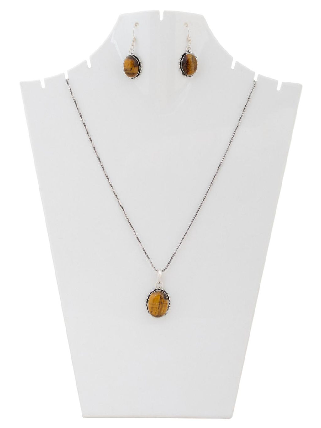 Набор кулон и серьги (натуральные камни) №02023/9 - Ганг фото 2