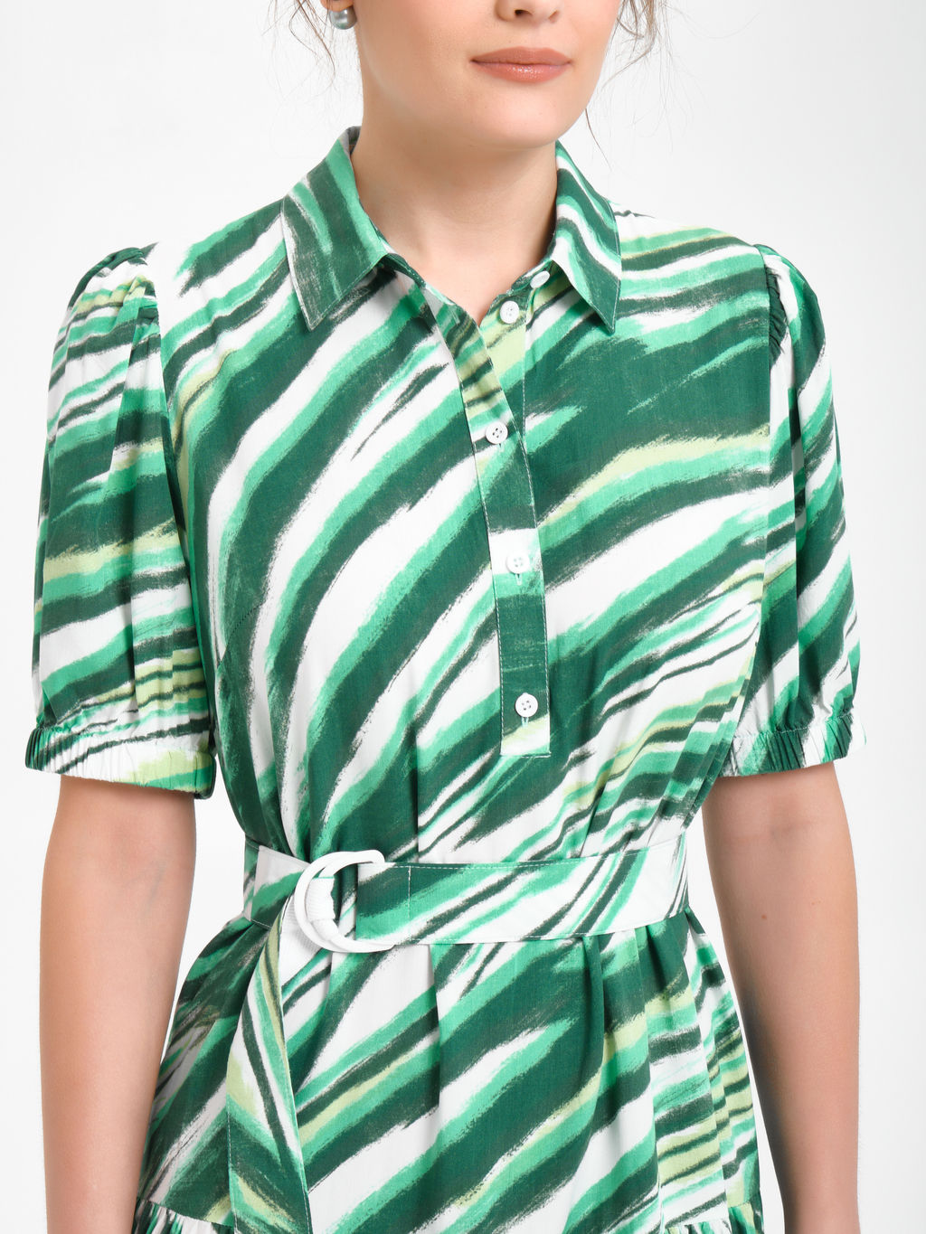 Платье ярусное из вискозы - Marchello marchellini фото 6