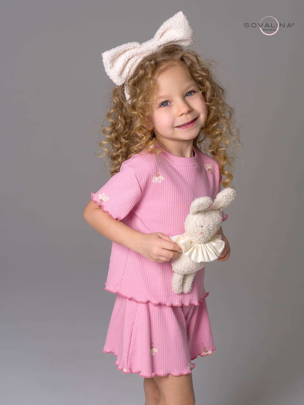 Пижама Элли астра на пудре - Sovalina фото 15