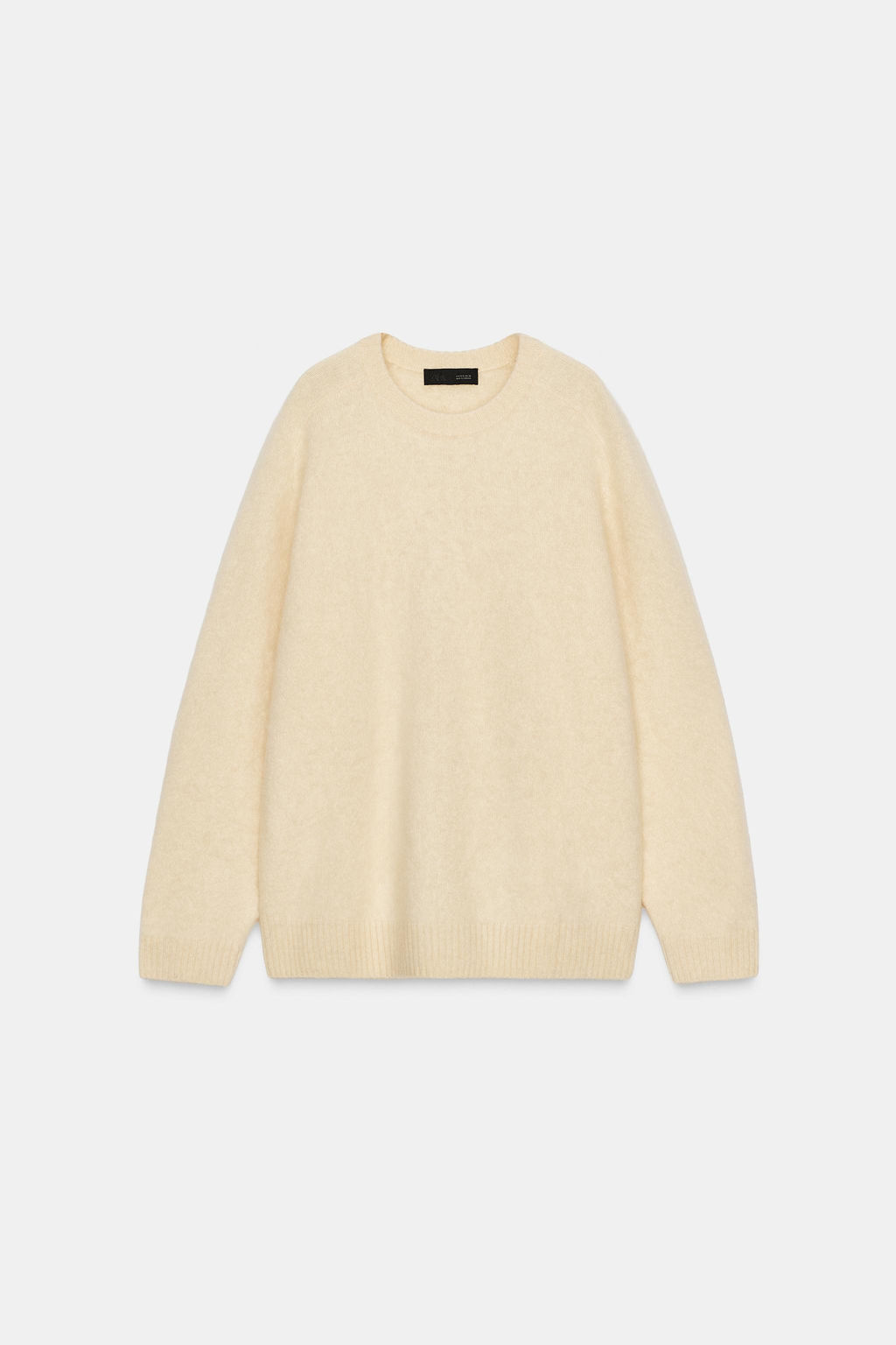 BRUSHED EFFECT WOOL AND CASHMERE SWEATER - Zara фото 2