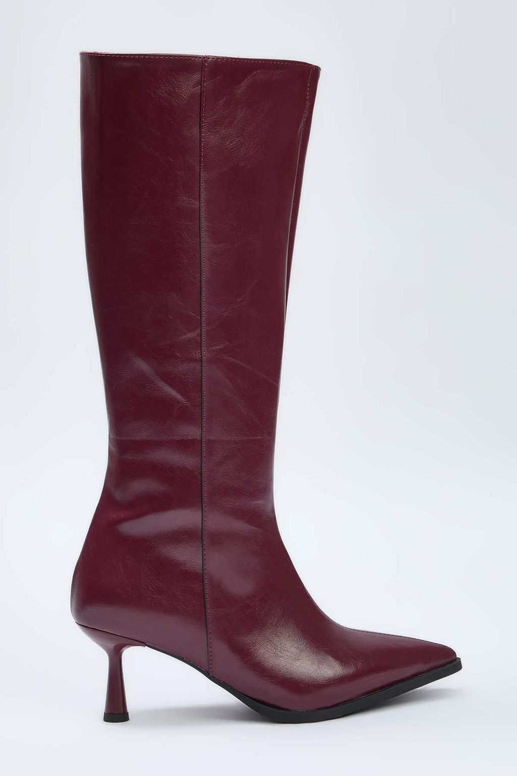 Siyah Kroko Sivri Burun Ince Topuklu Kad?n CizmeTAKAW26CZ00010 - Trendyolmilla фото 8