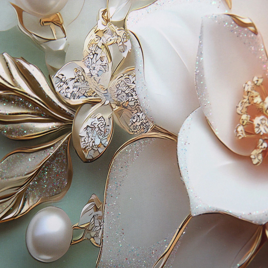 Пакет подарочный "Королевство цветов" 26*32*10 см