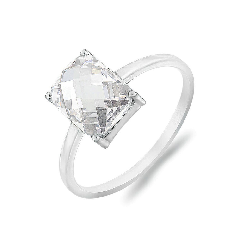 Кольцо, куб.циркон., Классика2