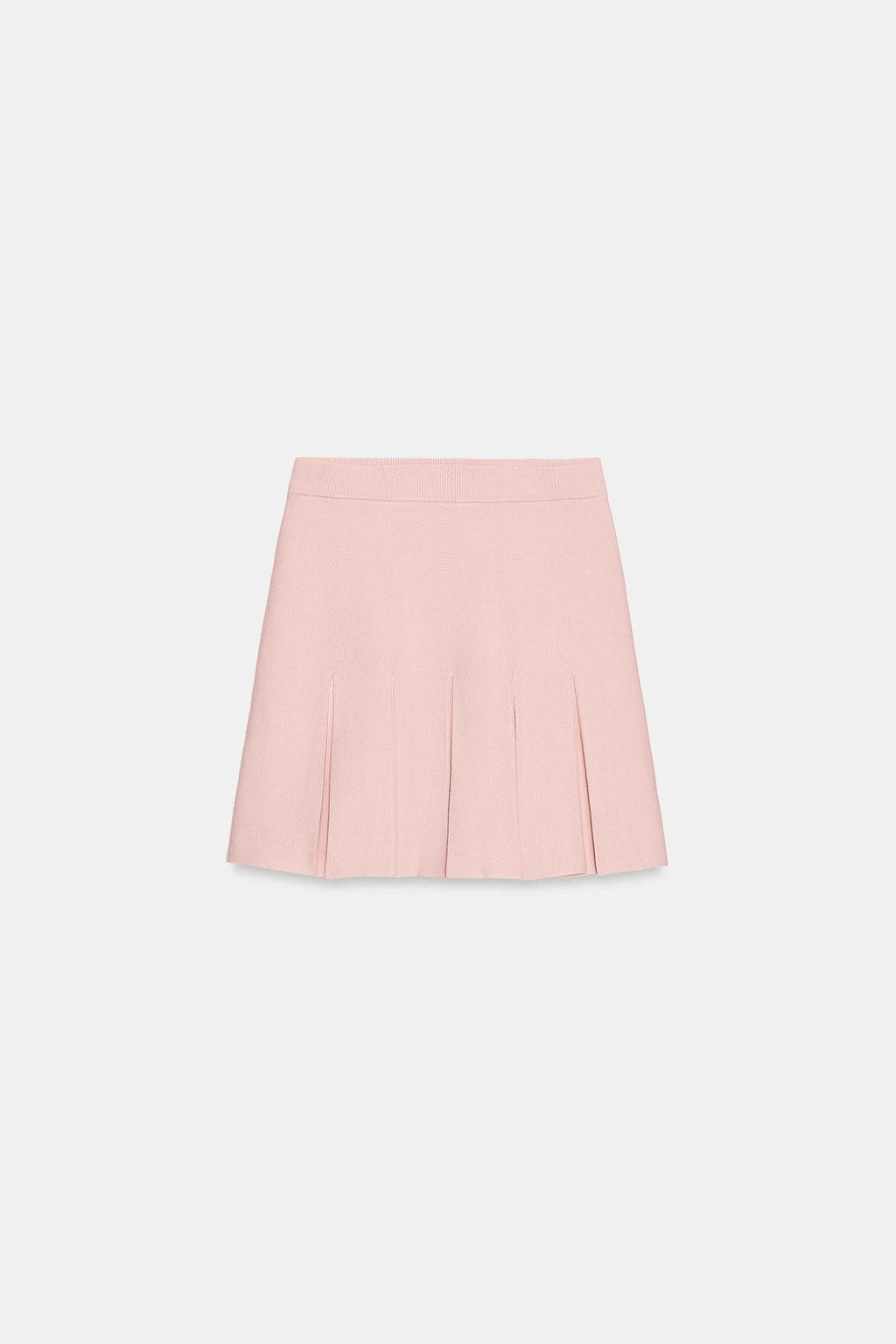 PLEATED KNIT MINI SKIRT - Zara фото 8