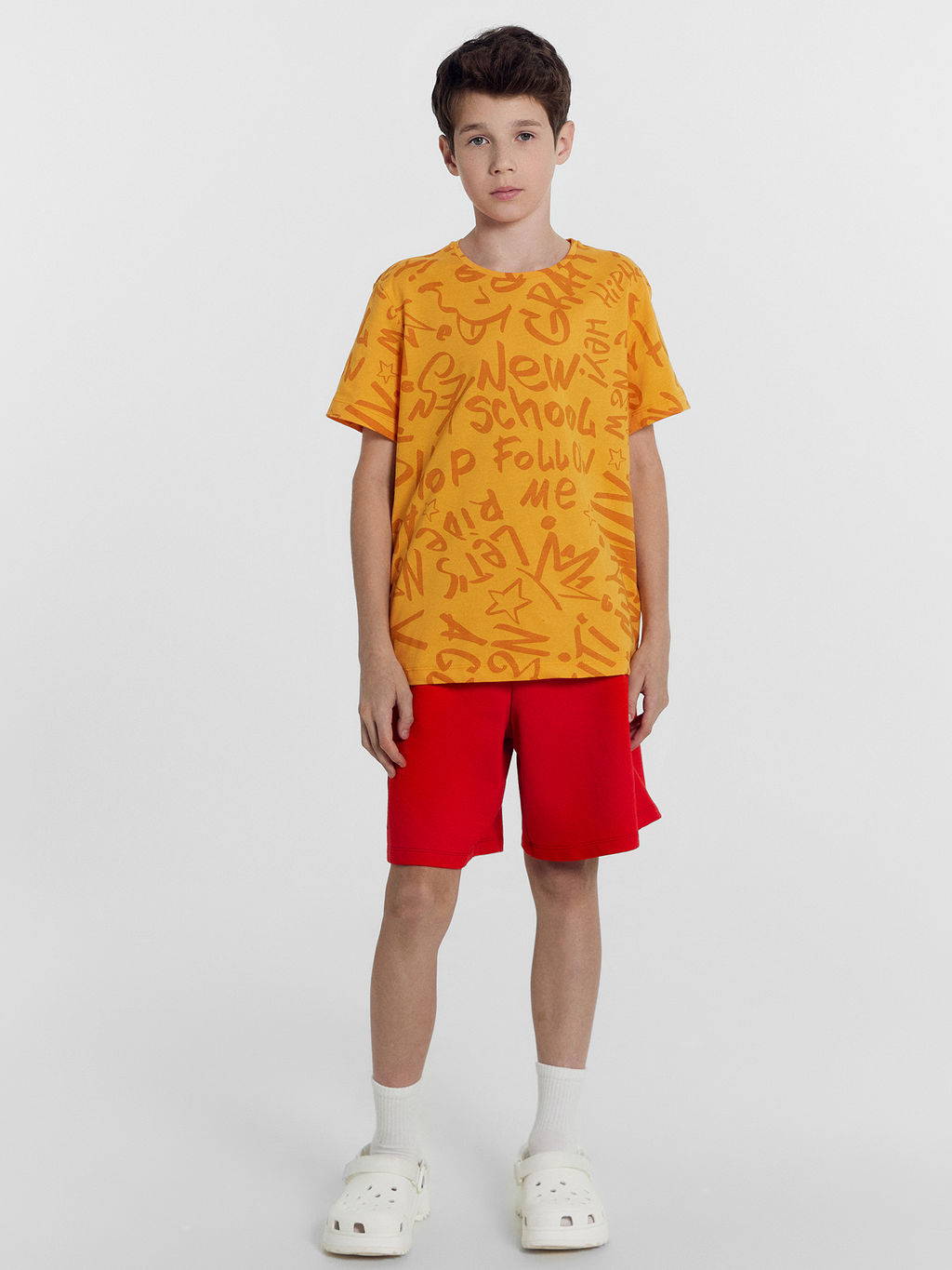 Шорты для мальчиков в красном цвете - Mark formelle фото 3