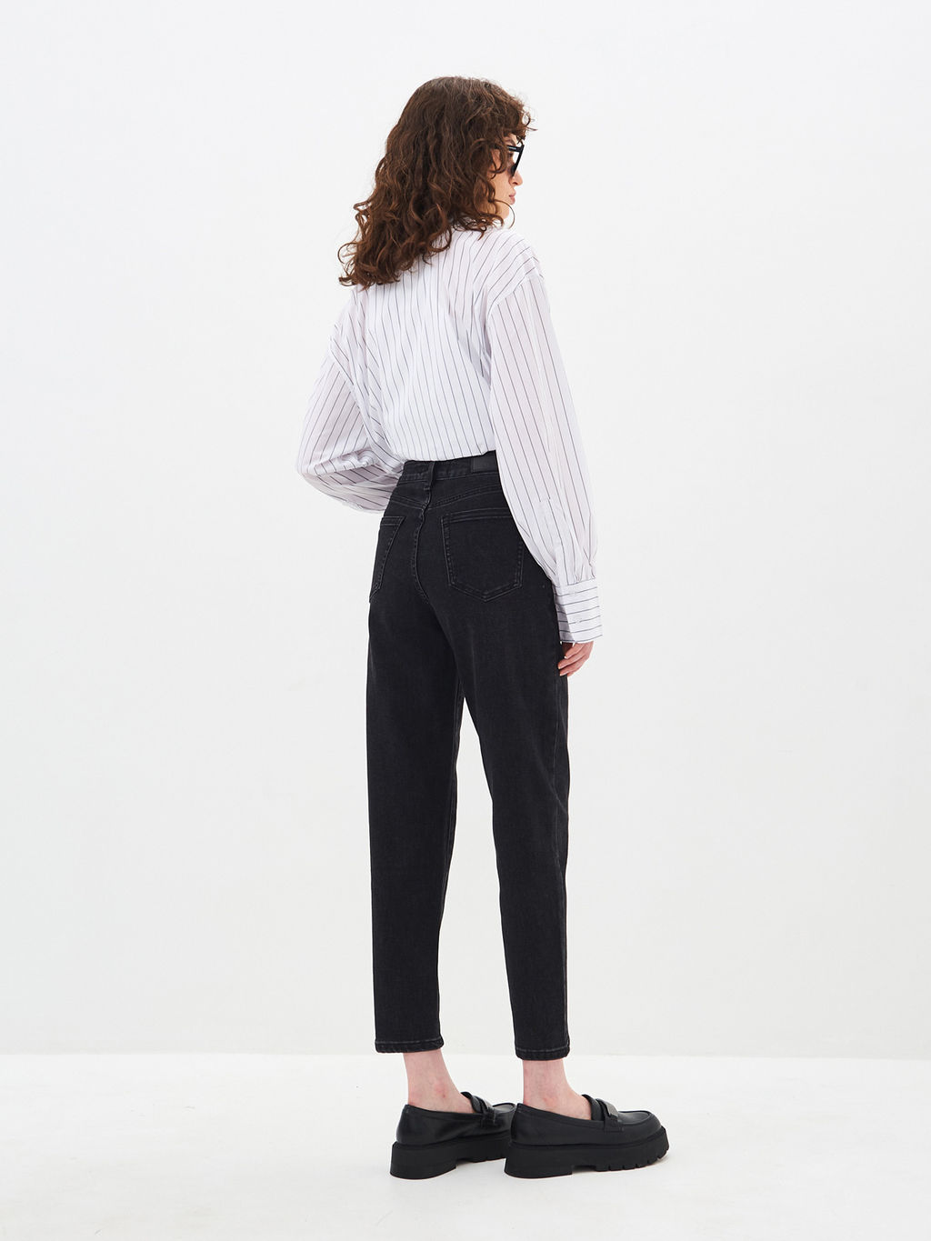 Женские джинсы mom fit с высокой посадкой - Mossmore фото 30