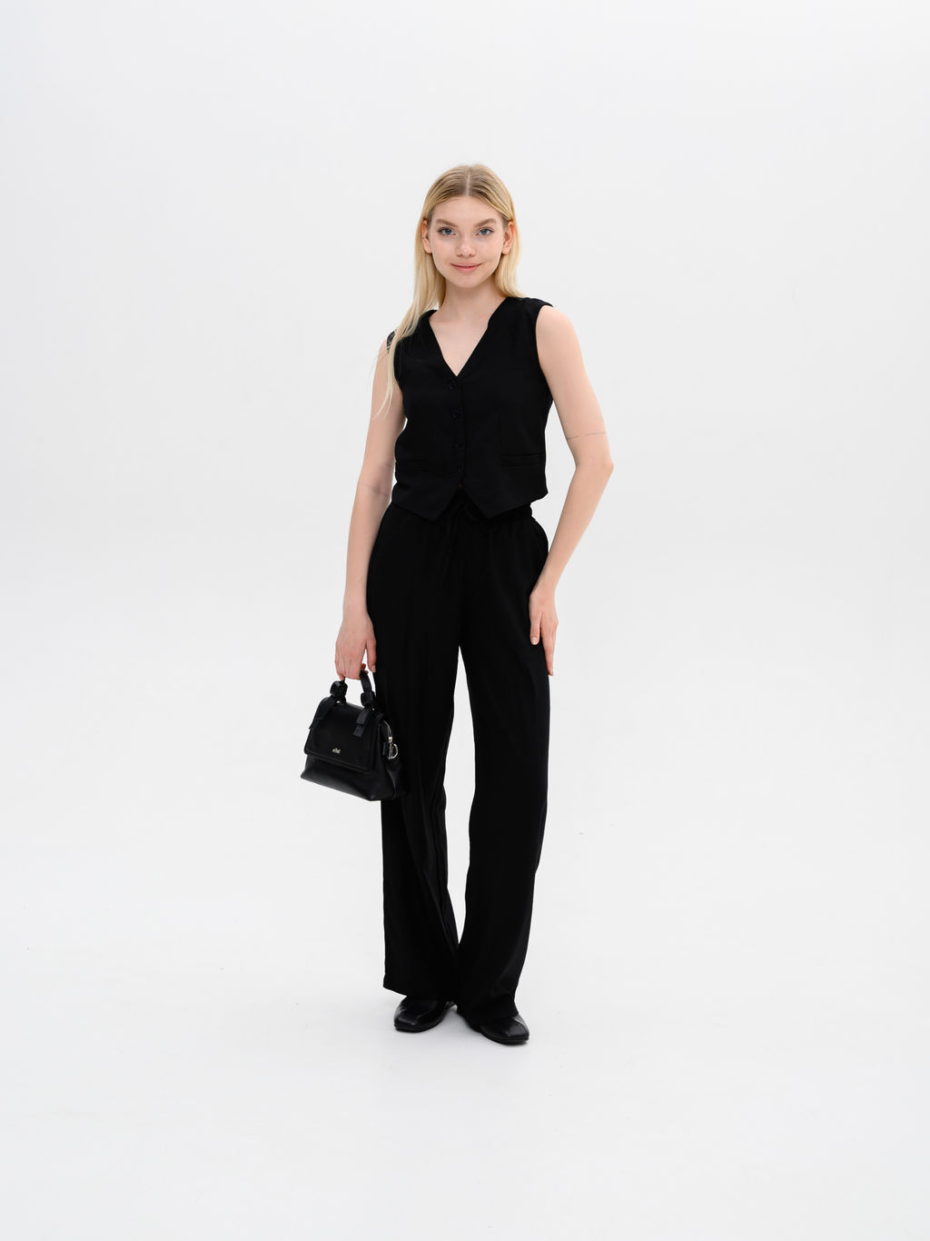 Мюли 1007.тунит205bl.Черный стар