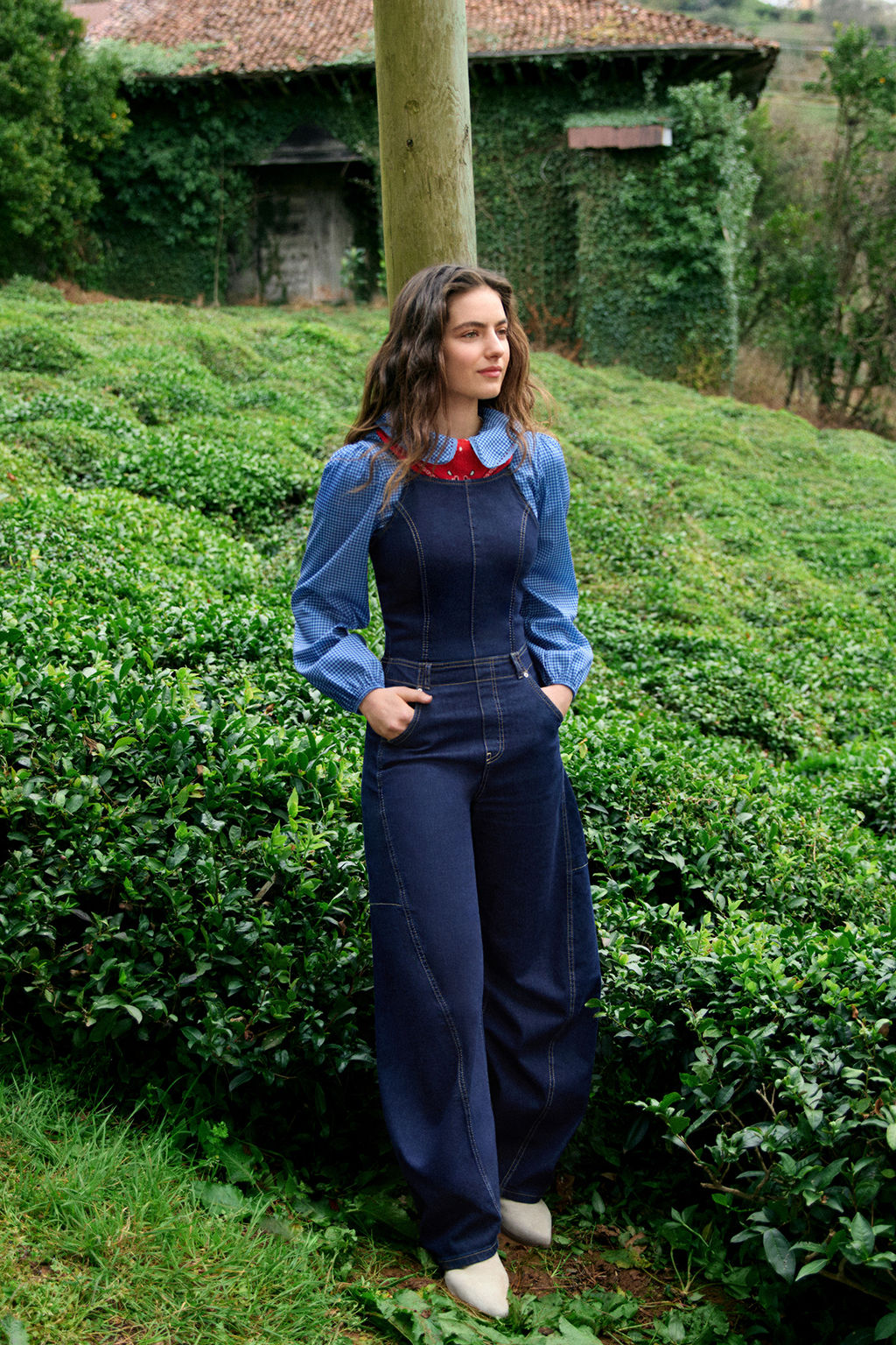 Mavi Ask?l? Az Esnek Baggy Fit Denim Tulum TWOSS26TU00001 - Trendyolmilla фото 9