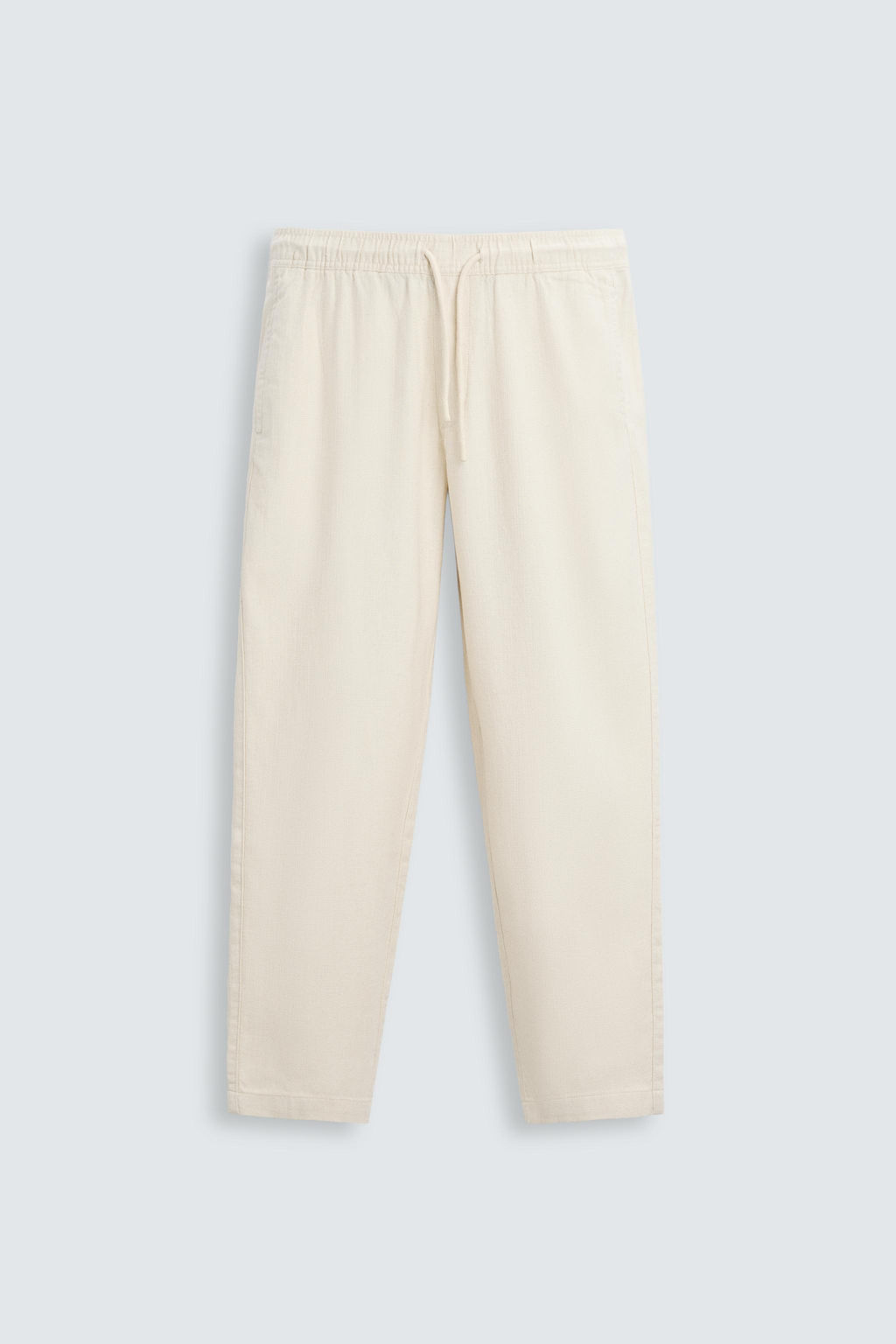 RELAXED FIT TEXTURED TROUSERS - Zara фото 40