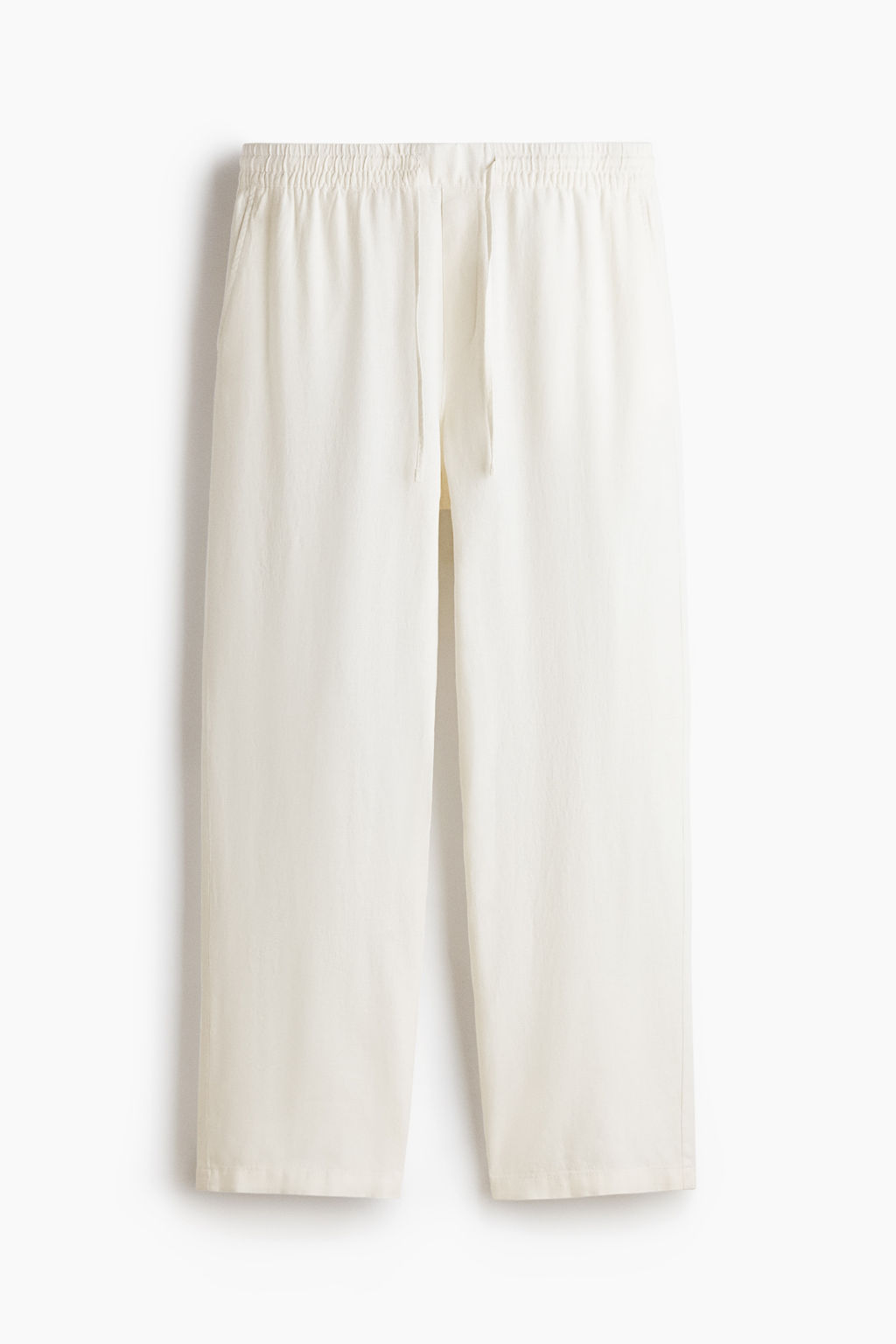 Pantal?n en mezcla de lino Relaxed Fit