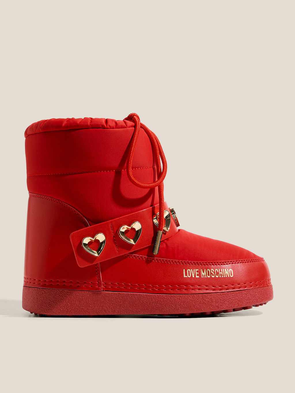 Женские дутики LOVE MOSCHINO SKI BOOT Артикул 4562703, рубиновый