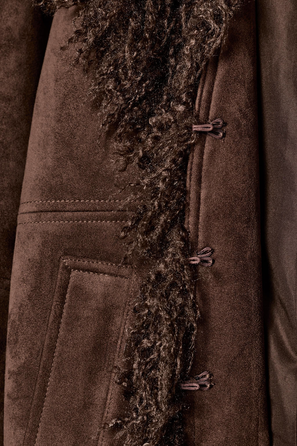 DOUBLE-FACED FAUX FUR JACKET - Zara фото 10