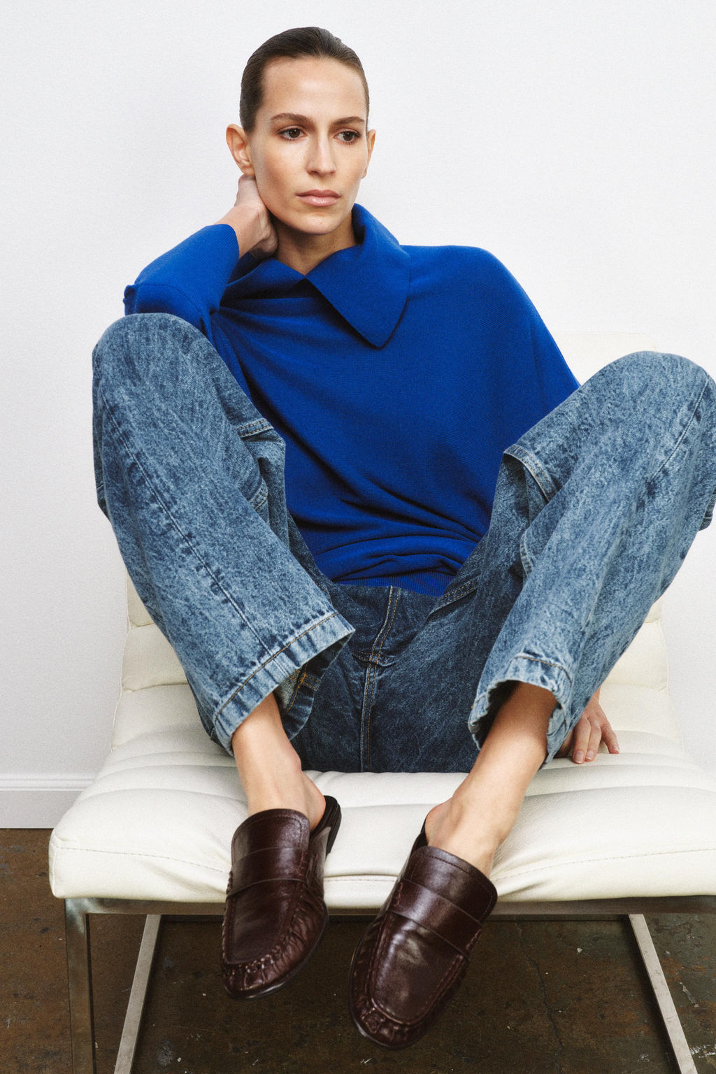 LEATHER MULE LOAFERS - Zara фото 7