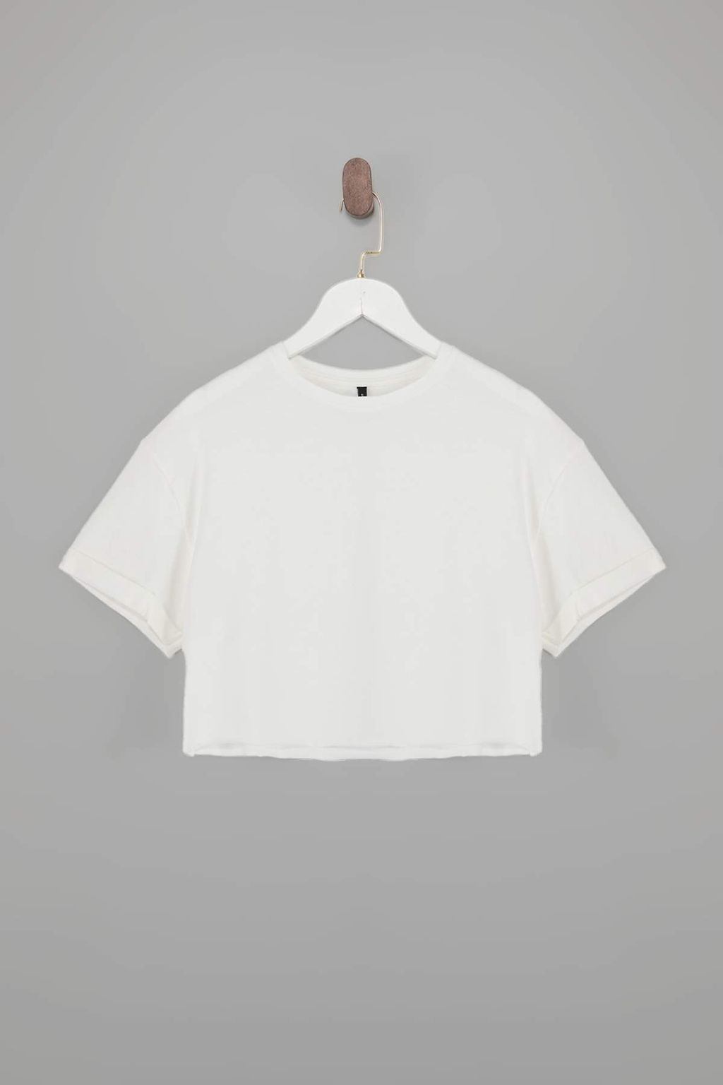 Ekru Boxy Dusuk Kol K?sa Kollu %100 Pamuk Orme T-Shirt TWOSS26TS00183 - Trendyolmilla фото 5