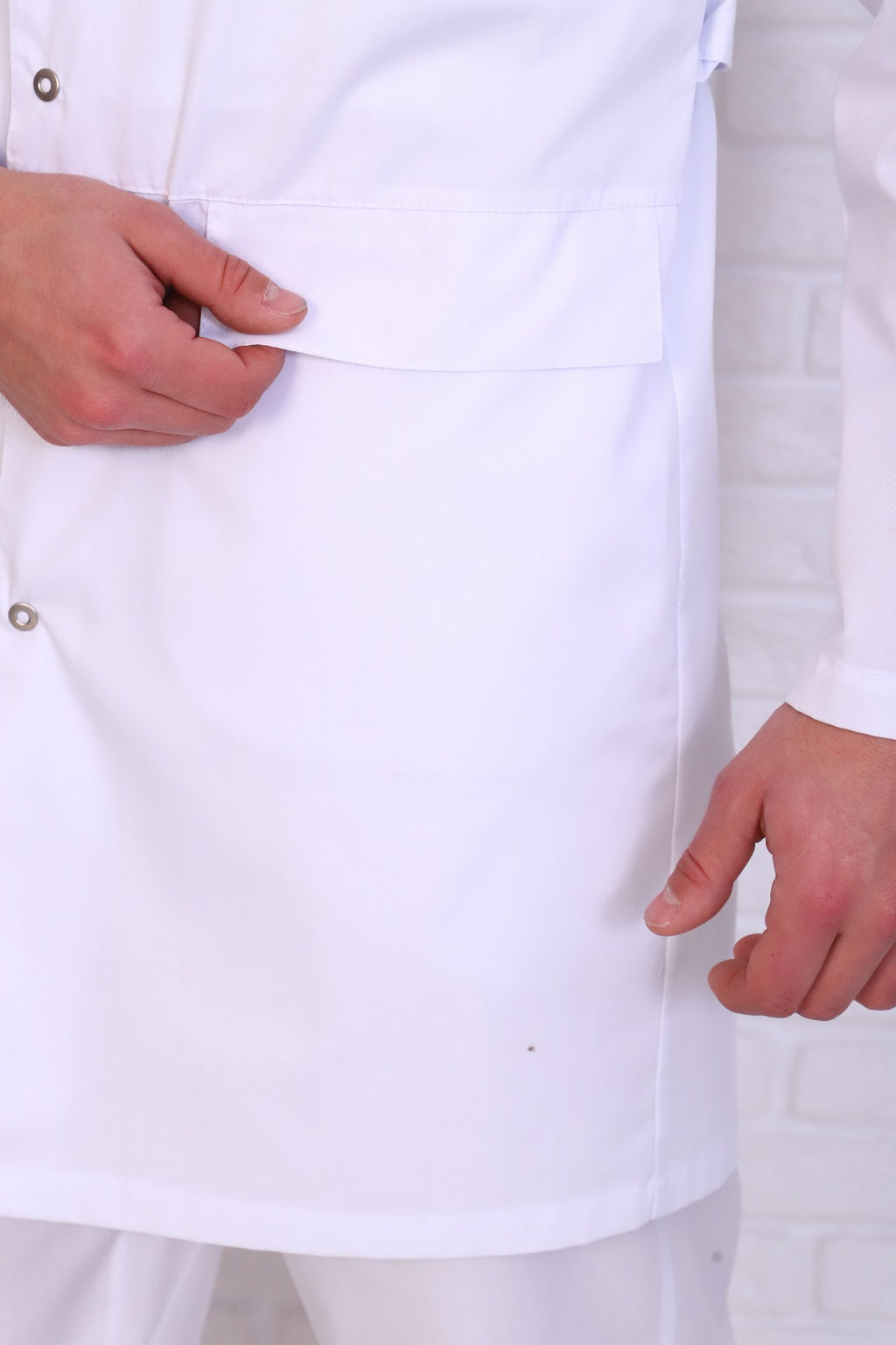 Халат мужской 234 CVC. Цвет: белый - Стильб фото 7