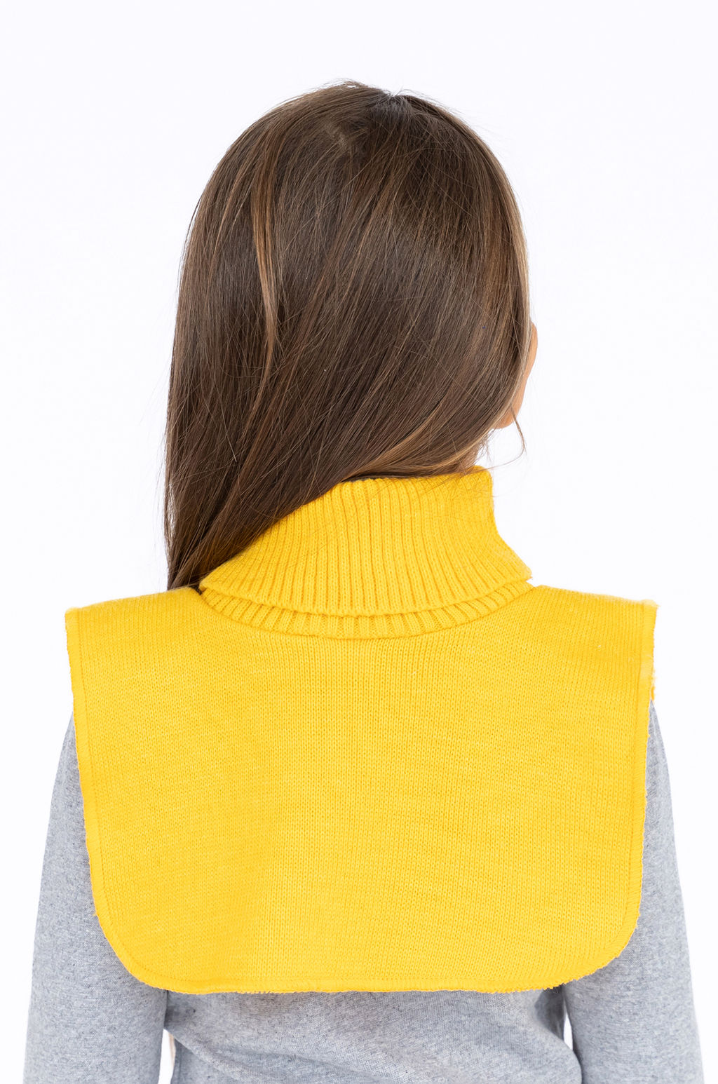 Манишка вязаная черная Ш-111 (48-54)