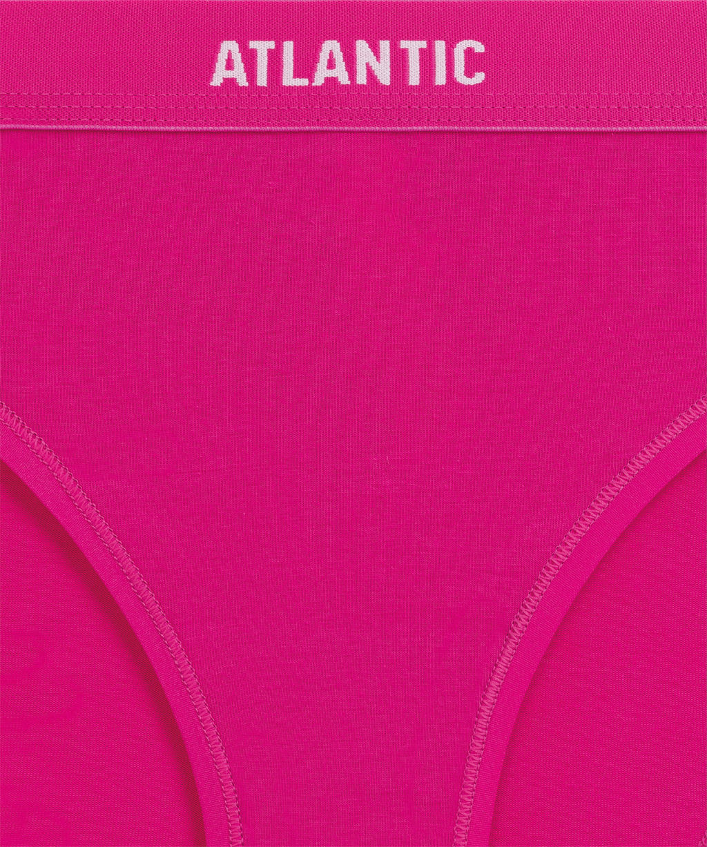 ATLANTIC 3CLP-012 Трусы спорт Sport - набор 3 шт. фуксия + светлый капучино + светло-розовый  фото 6