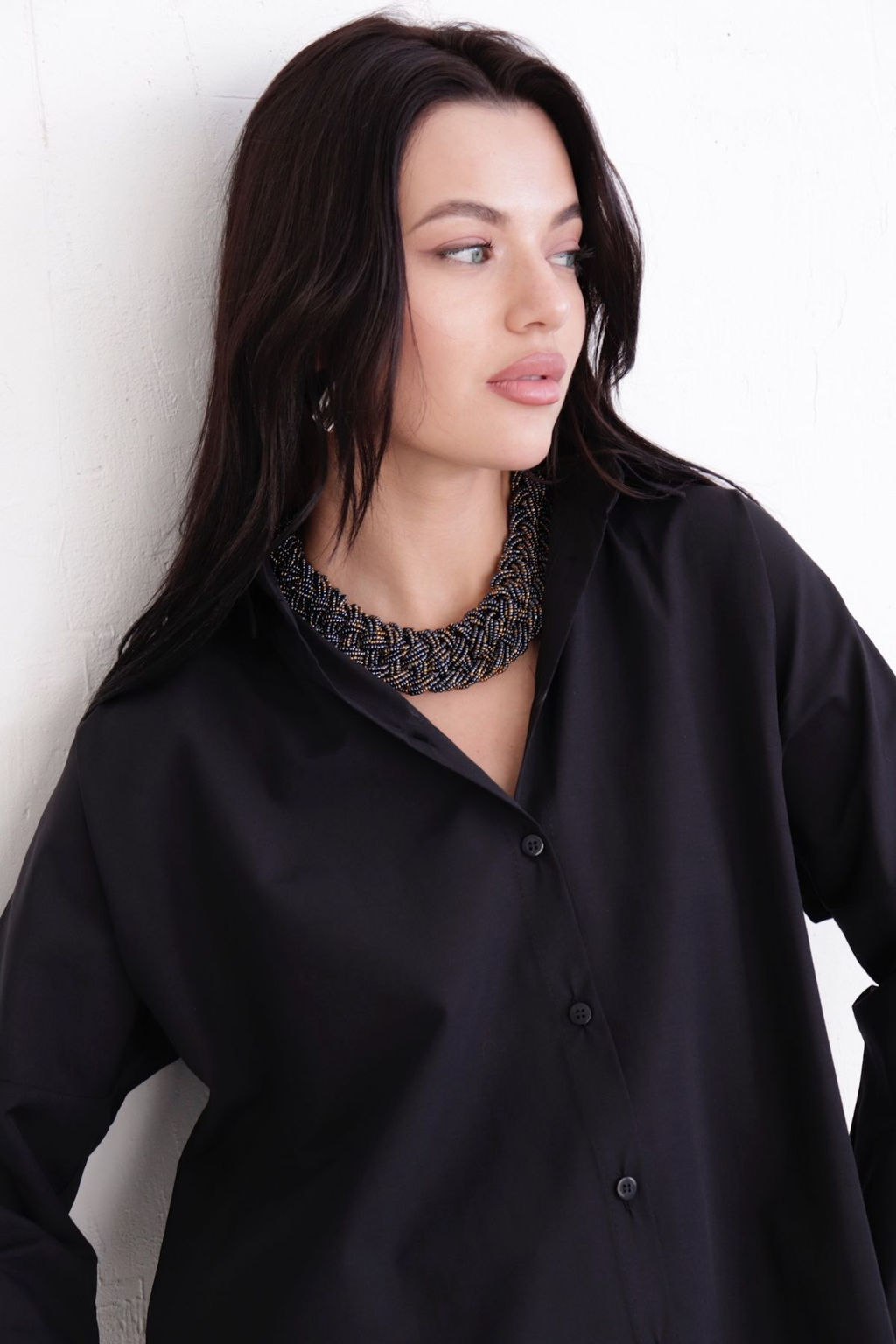 Рубашка хлопок нарядная, офисная из хлопка - Martichelli фото 3