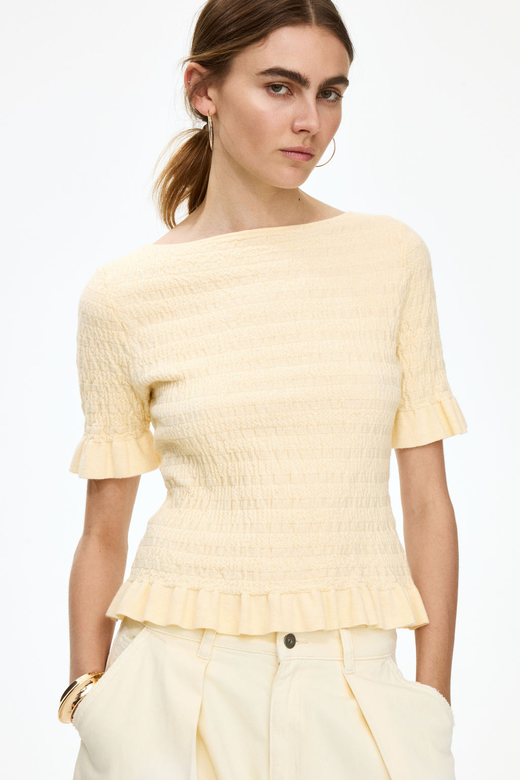 Top en punto con textura - H&m фото 3