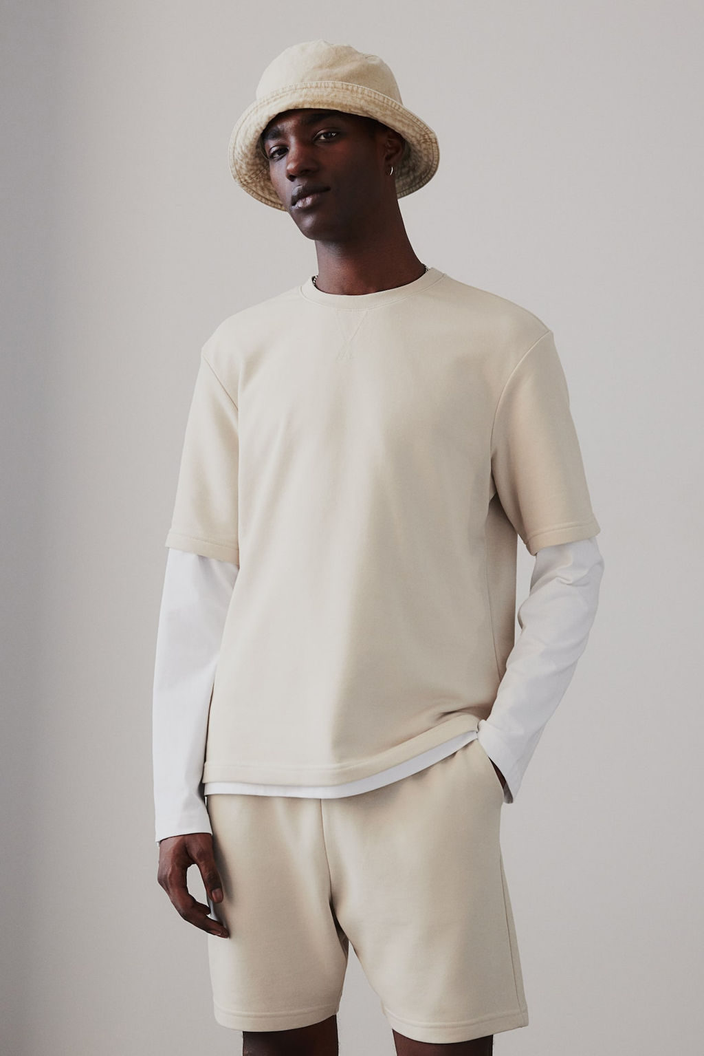 Pantalon corto en sudadera Regular Fit - H&m фото 2