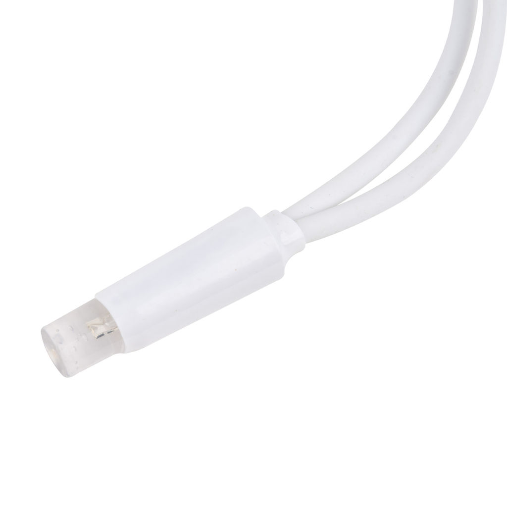 ULD-B3010-200/SWK WARM WHITE IP67 Бахрома светодиодная со статическим свечением, 3м. Соединяемая. 200 светодиодов. Теплый белый свет. Провод белый. TM Uniel. - Volpe фото 12