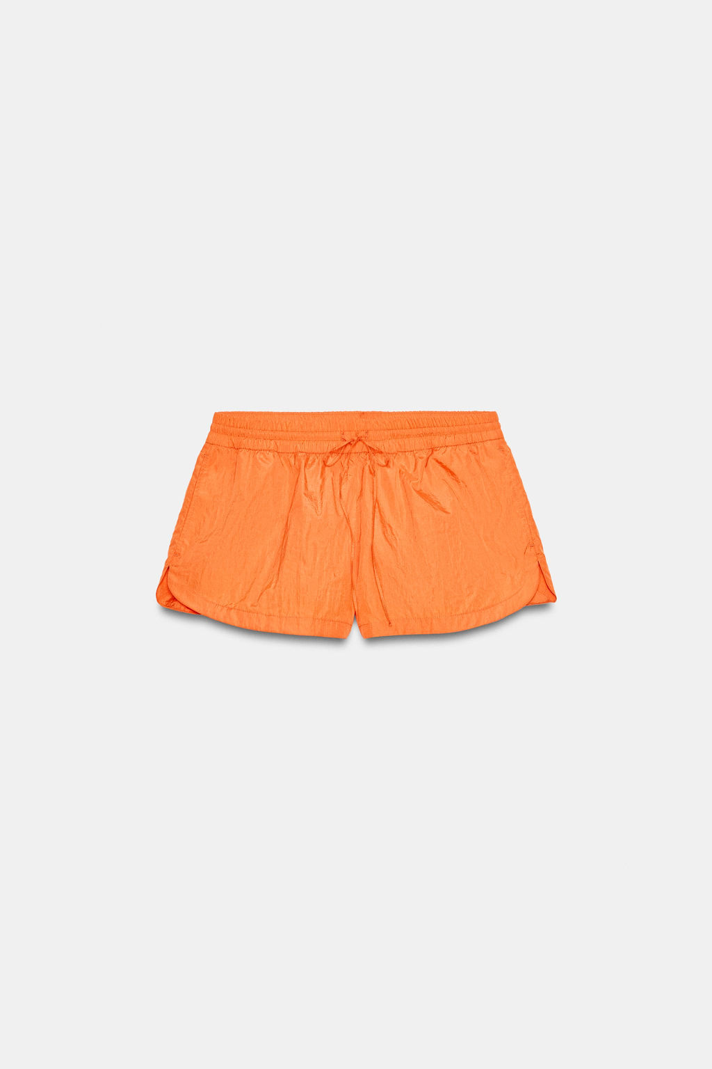 SHORTS NYLON CORDONES / Naranja - Zara фото 5