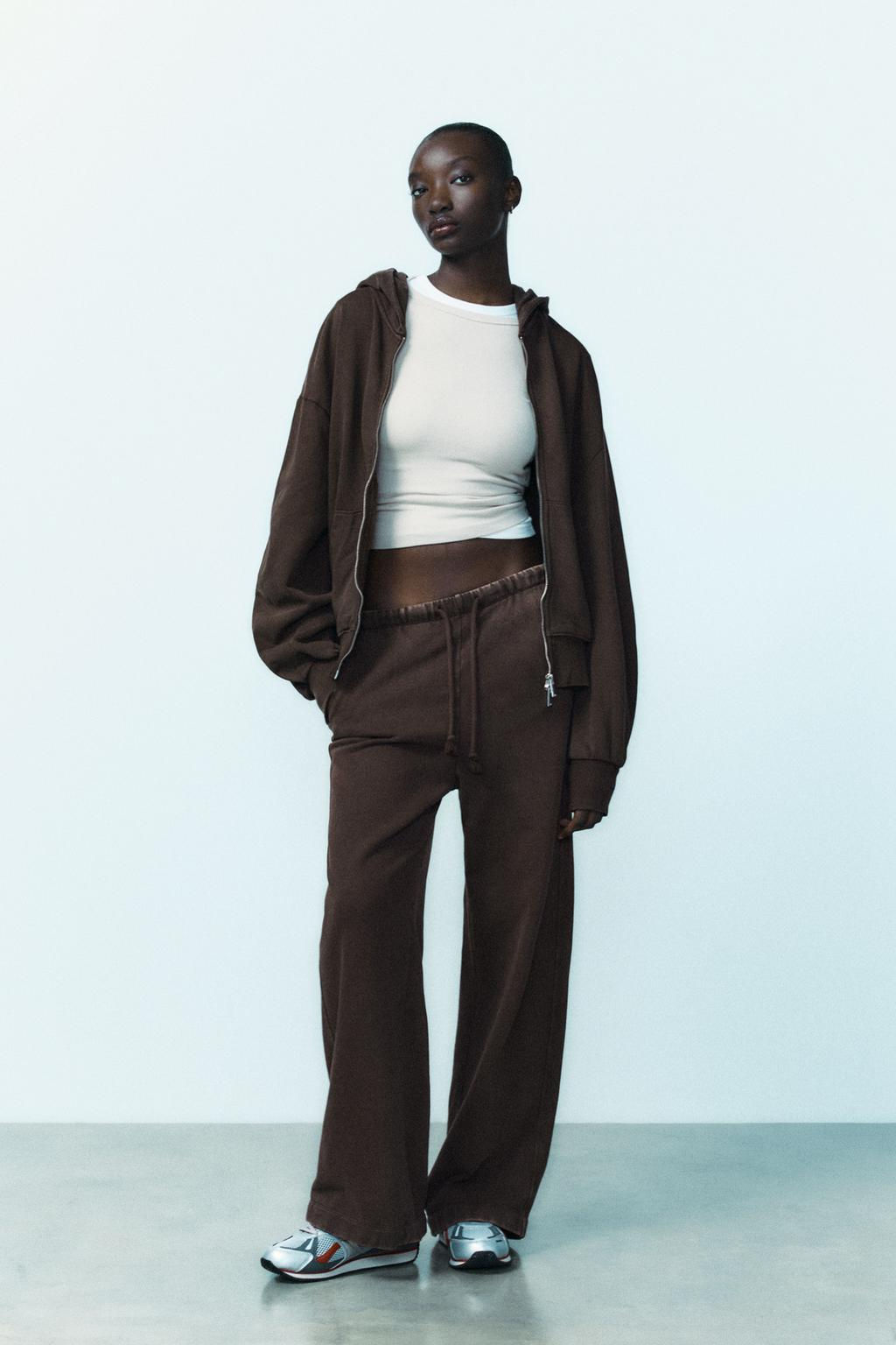 STRAIGHT-LEG PLUSH TROUSERS - Zara фото 7