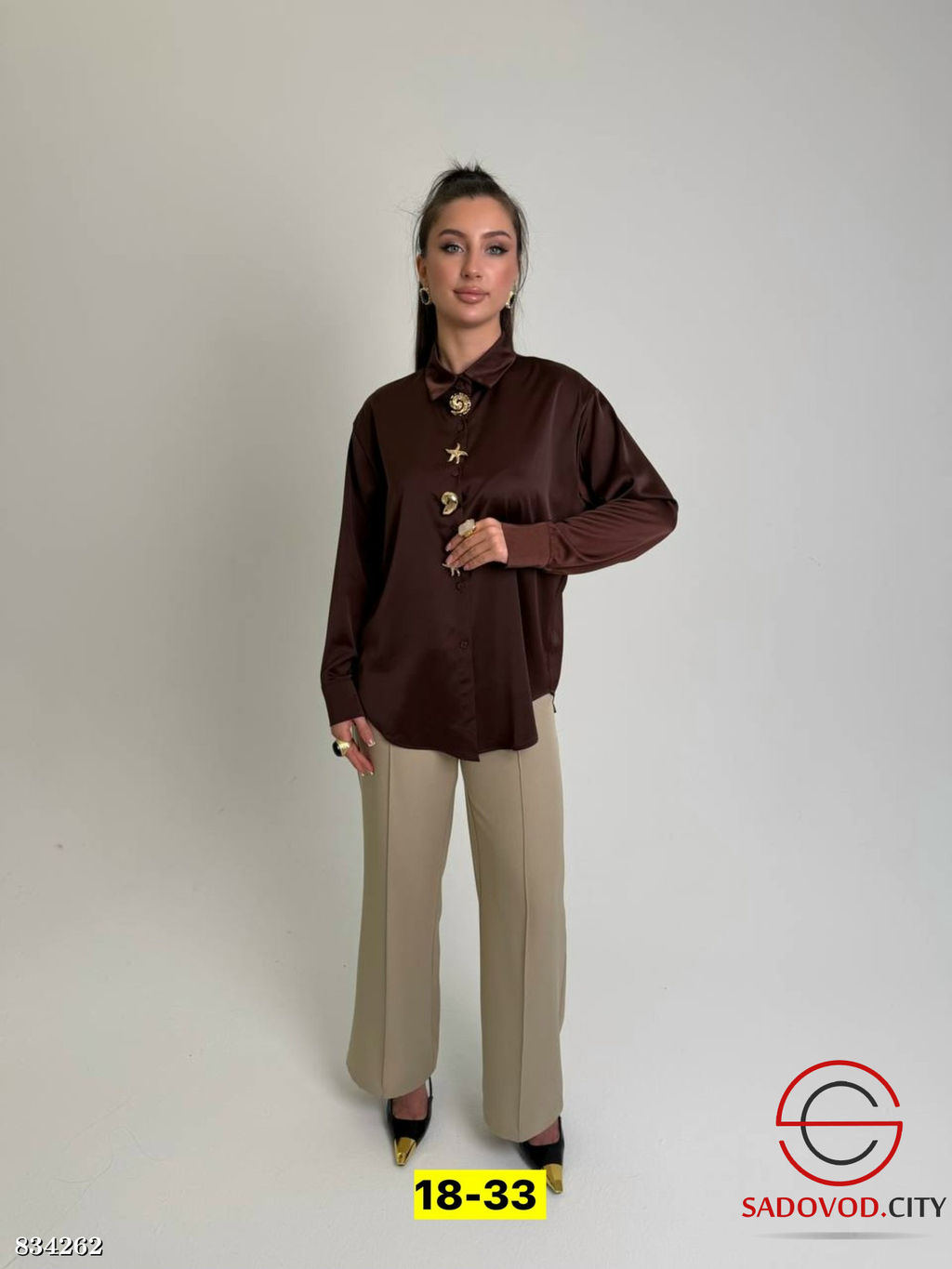 Рубашка женская из шелка - Bruno фото 4