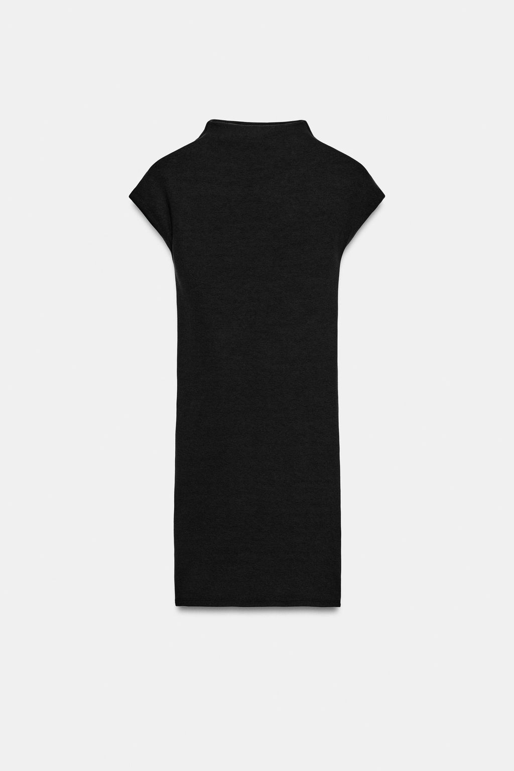 VESTIDO CORTO CUELLO PERKINS / Negro - Zara фото 4