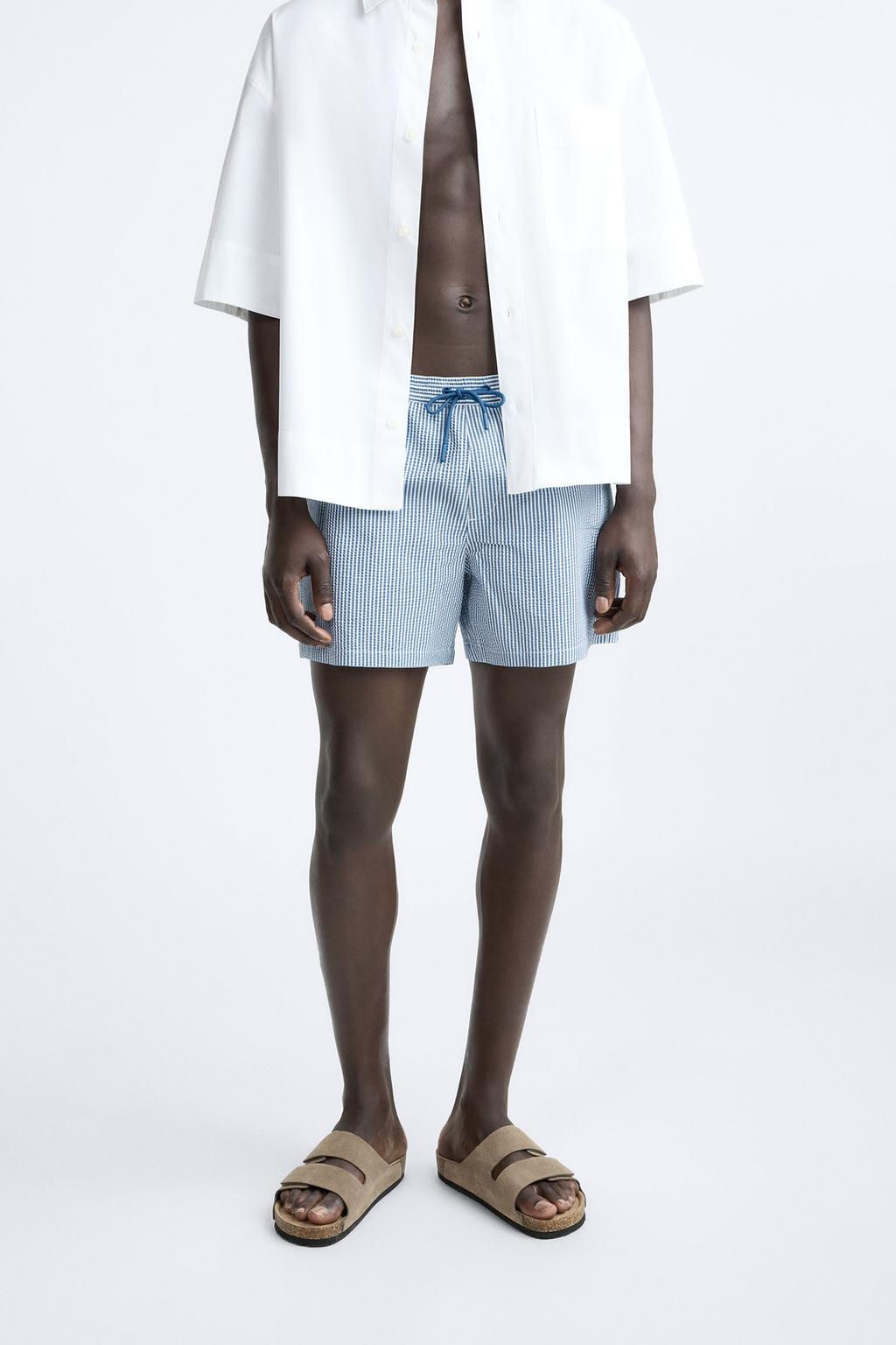 REGULAR GOFRE KUMAS DENIZ SORTU - Zara фото 48