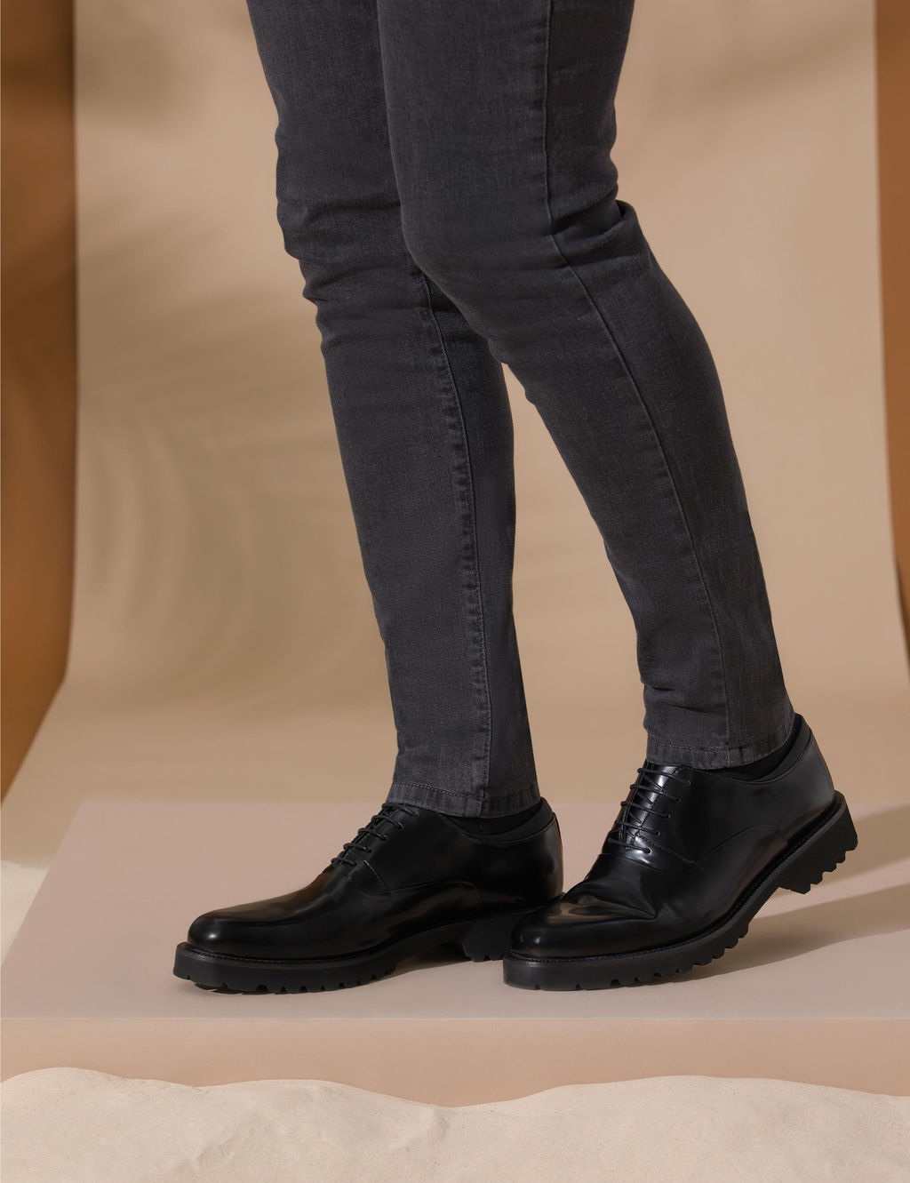 Siyah Casual Ayakkab_