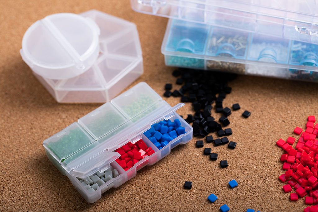 Gamma контейнер T-33 пластик d 5.5 см 5.5 x 5.5 x 1.8 см голубой/прозрачный