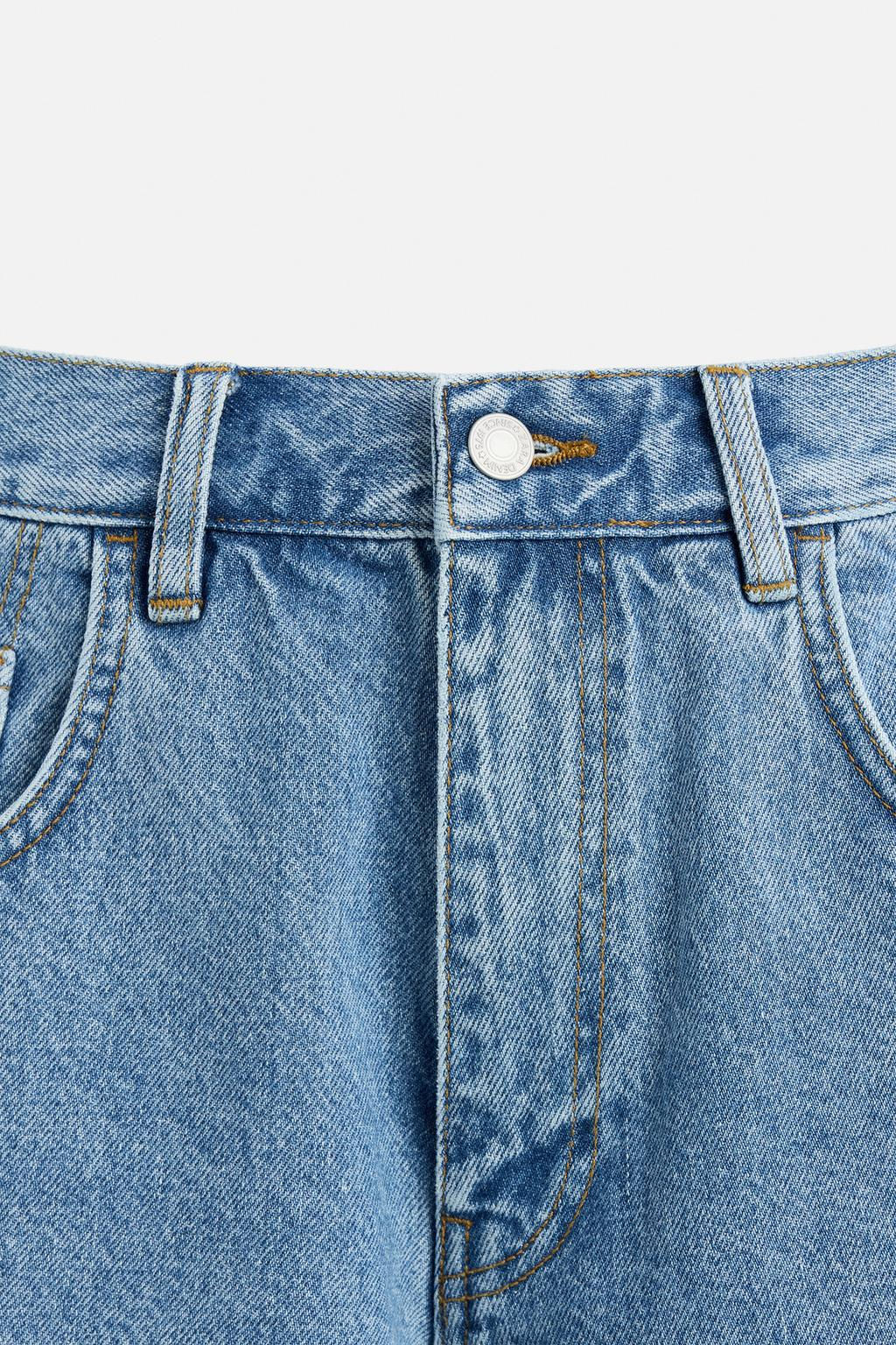 BAGGY FIT DENIM BERMUDA SHORTS - Zara фото 26