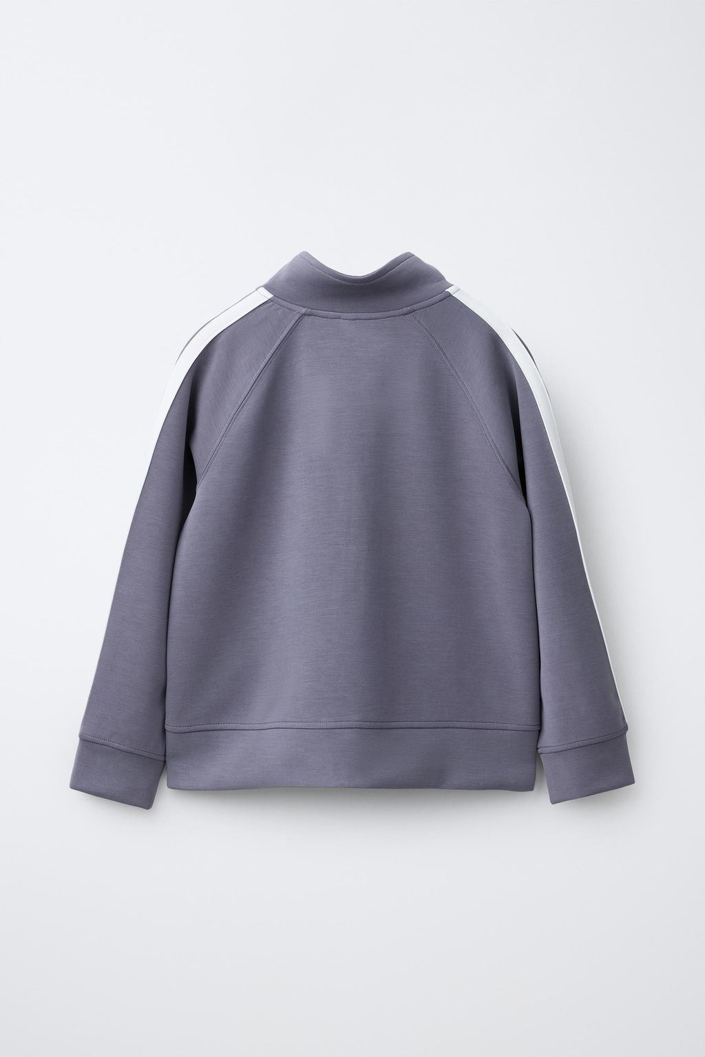 SWEATSHIRT WITH CONTRAST STRIPES AND MODAL BLEND - Zara фото 10