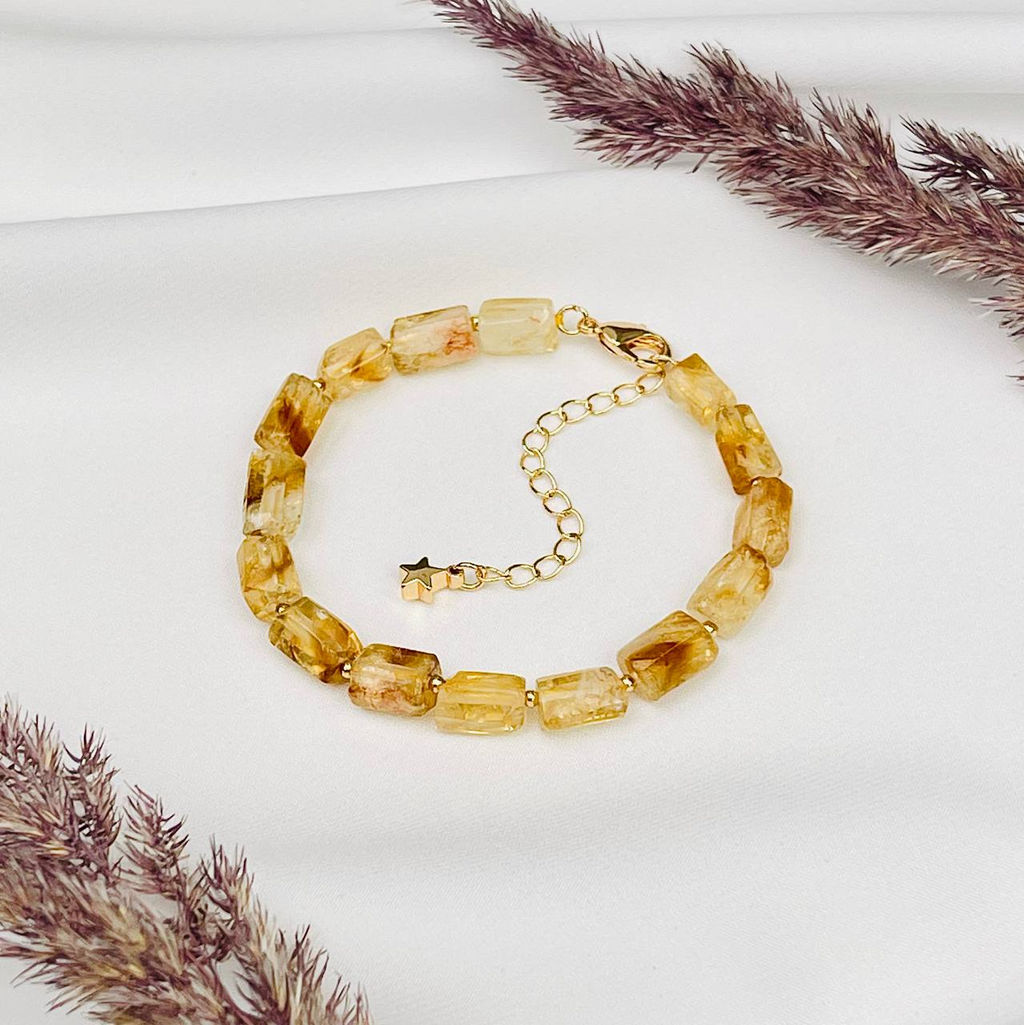 Браслет из Цитрина 17 см +