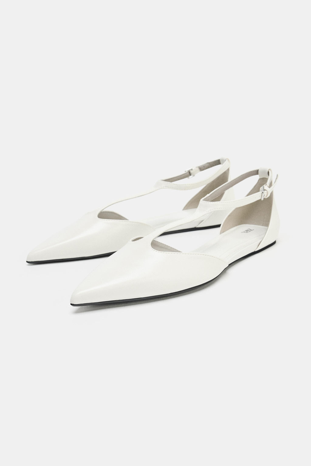 FLAT SHOES WITH ANKLE STRAP - Zara фото 13
