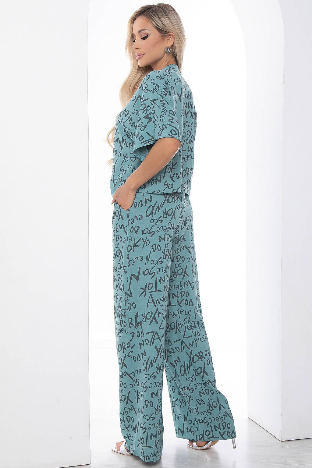 Костюм Чистый лист НЬЮ (бирюзовый) К15902-7М