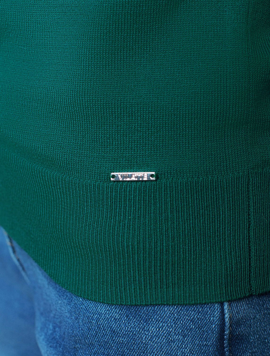 D34.197 Свитер женский зеленый