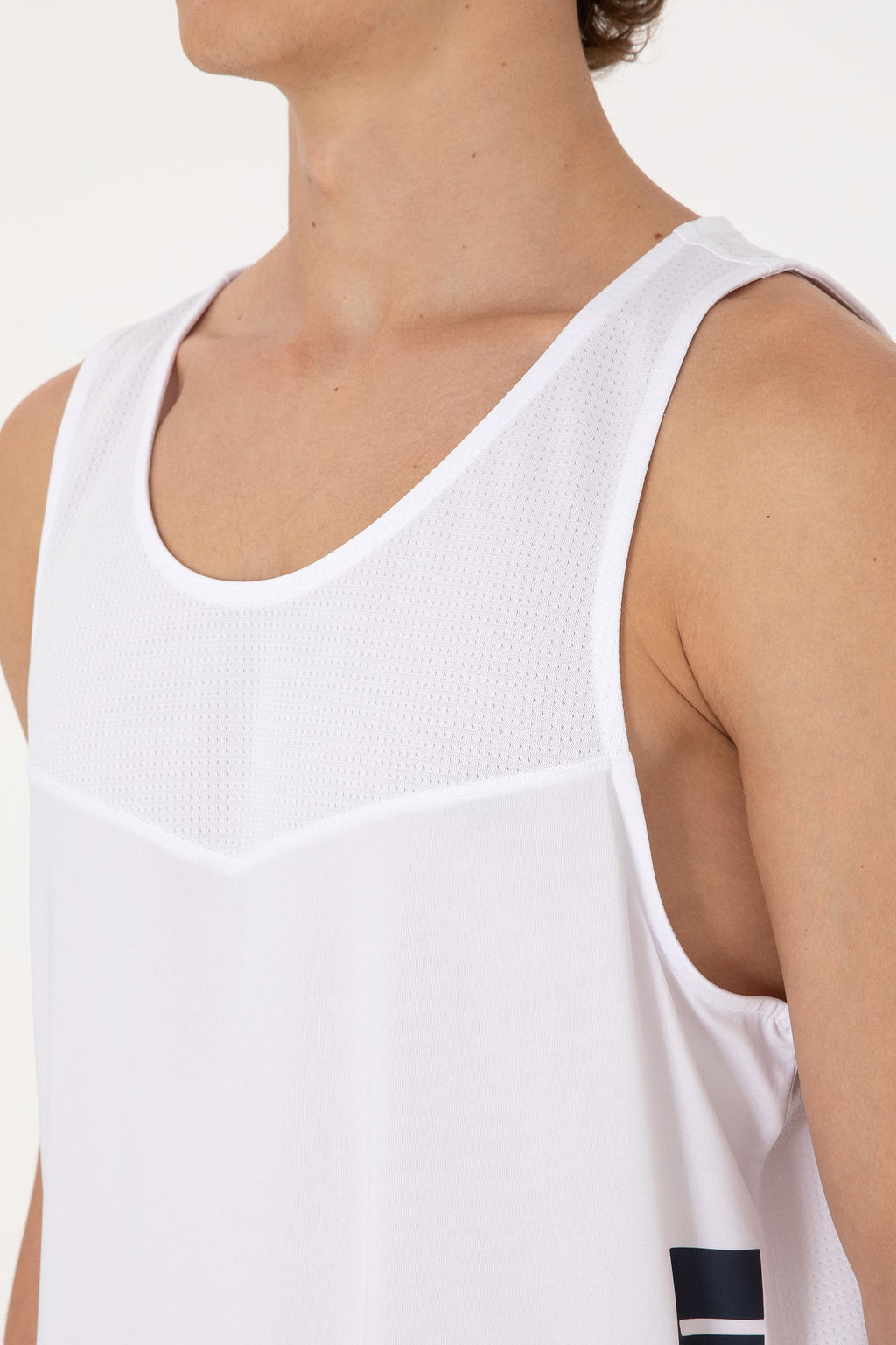 Erkek Regular Fit Bisiklet Yaka Beyaz Kolsuz Ti__rt Sepette S_rpriz _ndirim - U.s. polo assn фото 7