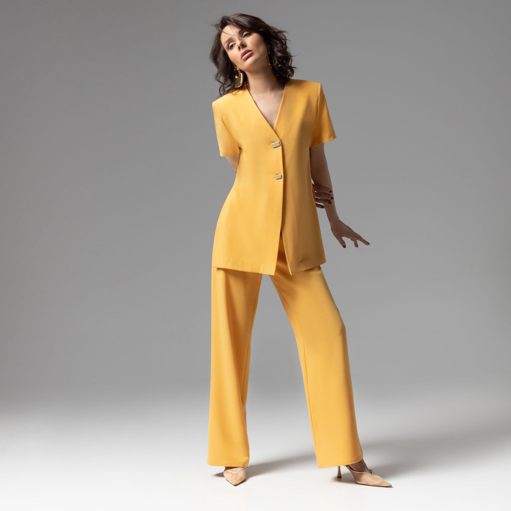 Брючный костюм с разрезами, На шаг впереди моды (яркий) - Charutti фото 10