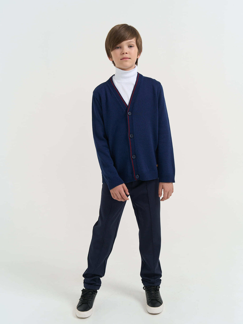 Кардиган вязаный Синий 7+ - Bungly фото 5