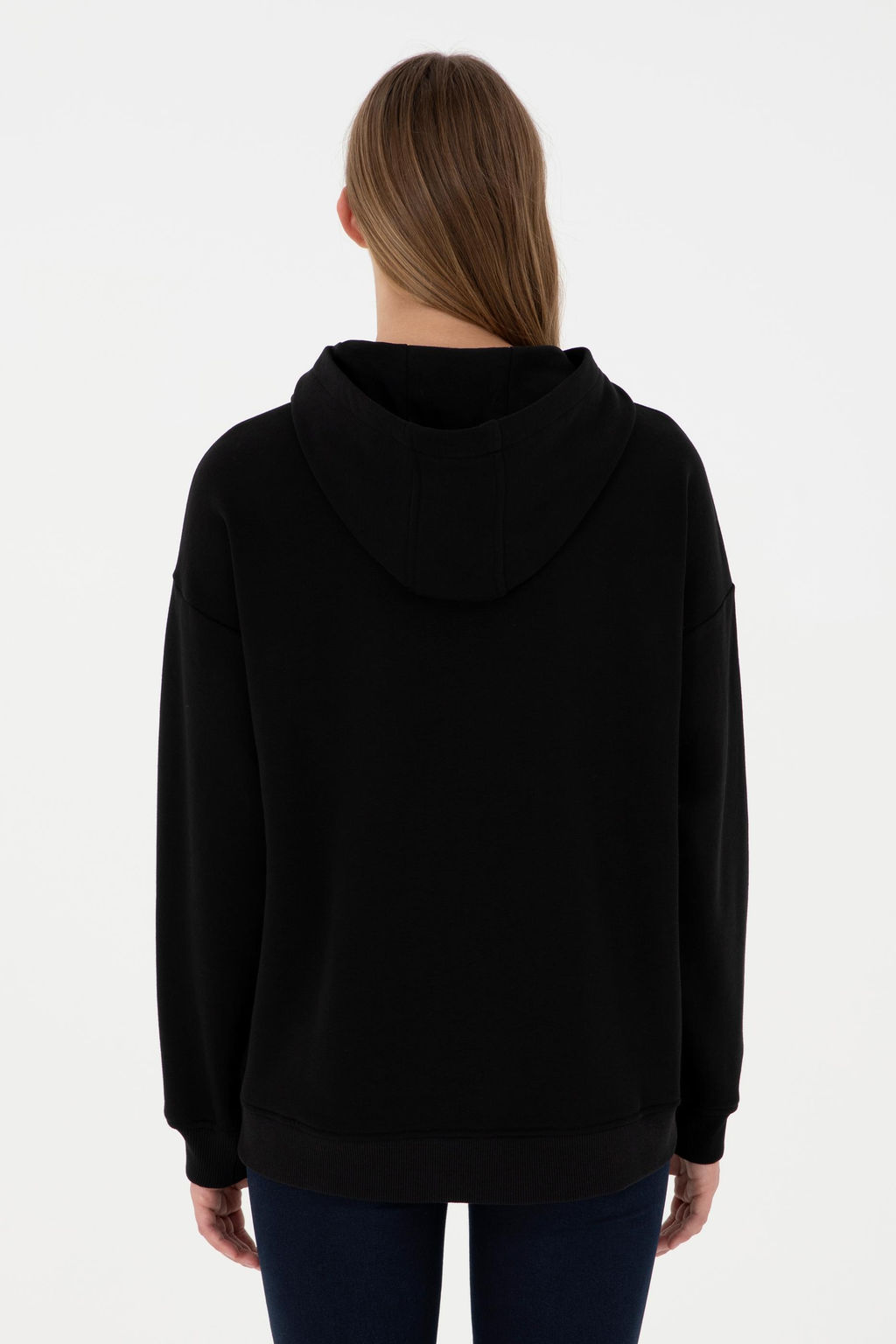 Женский черный свитшот Неожиданная скидка в корзине - U.s. polo assn фото 5