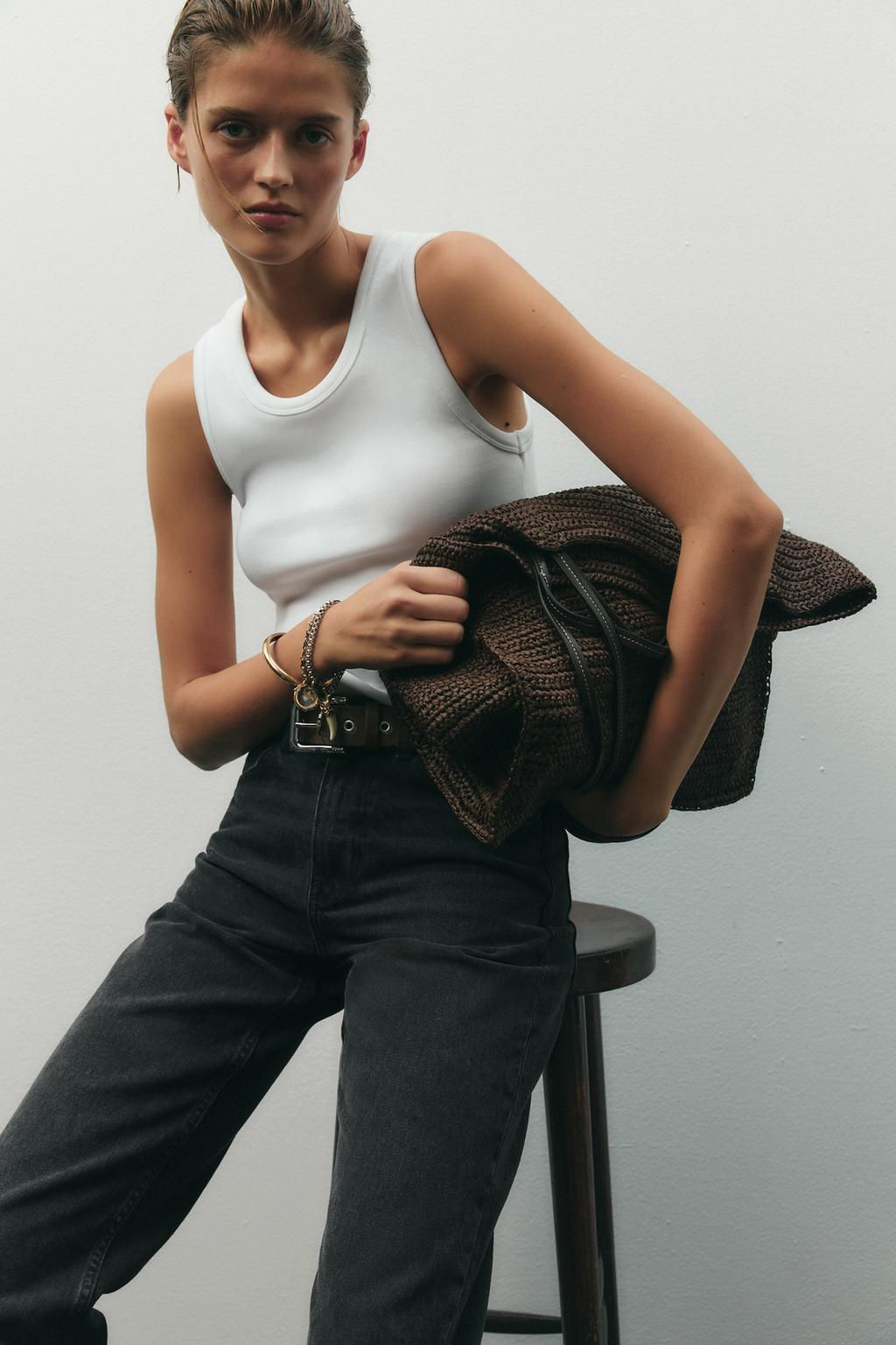 WOVEN TOTE BAG - Zara фото 2