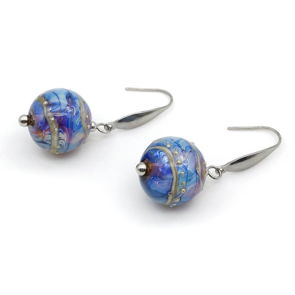 Серьги из муранского стекла HEAVEN LS2556 - Vloes фото 2